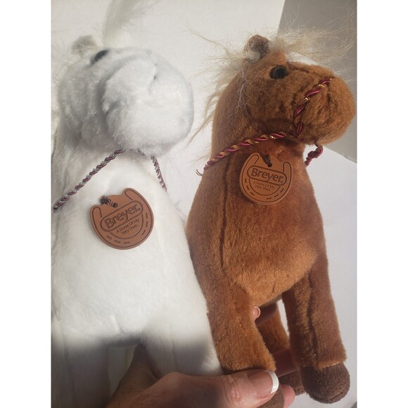 Lot Of 2: BREYER Arabian 13" & Brown 10" "A Horse Of My Very Own" Plush Stuffed - Picture 6 of 9